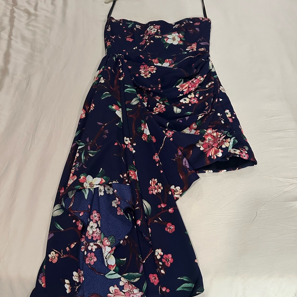 Katie May Navy Floral Maxi Skirt